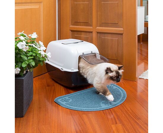 FERPLAST PRIMA BLACK - CAT TOILET - 39,5 X 52,5 X 38CM