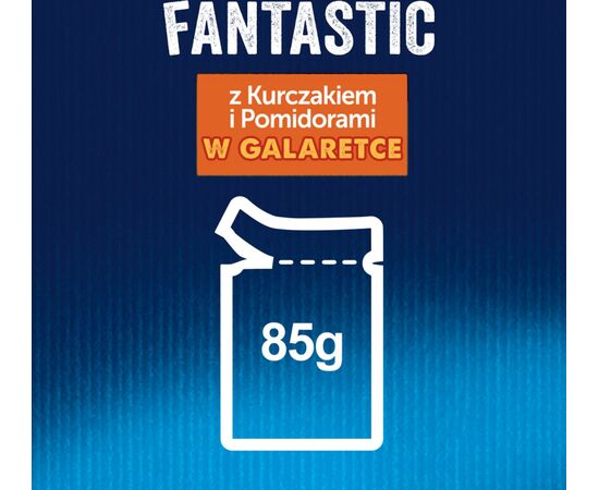 PURINA NESTLE FELIX FANSTASTIC CHICKEN, TOMATO - WET CAT FOOD - 85 G