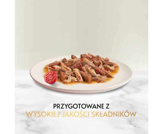 PURINA NESTLE GOURMET GOLD - CASSEROLE BEEF AND CHICKEN 85G