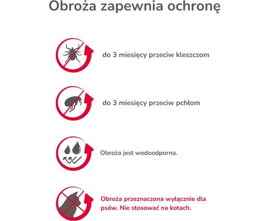 BEAPHAR BIOCIDAL COLLAR FOR SMALL AND MEDIUM DOGS - 50 CM