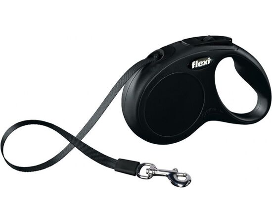 FLEXI NEW CLASSIC 5 M BLACK DOG RETRACTABLE LEAD
