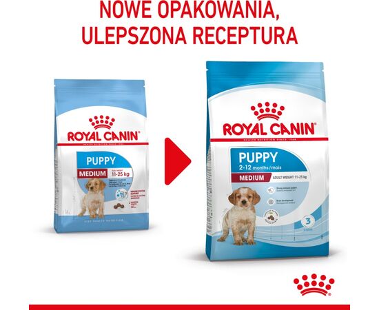ROYAL CANIN MEDIUM PUPPY 4 KG MAIZE, POULTRY