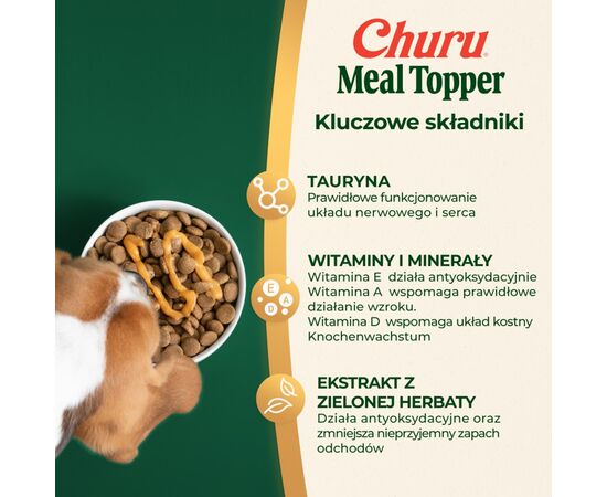 INABA CHURU MEAL TOPPER CHICKEN - DOG TREAT - 4 X 14G