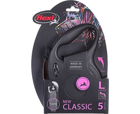 FLEXI NEW CLASSIC DOG RETRACTABLE LEAD 5 M
