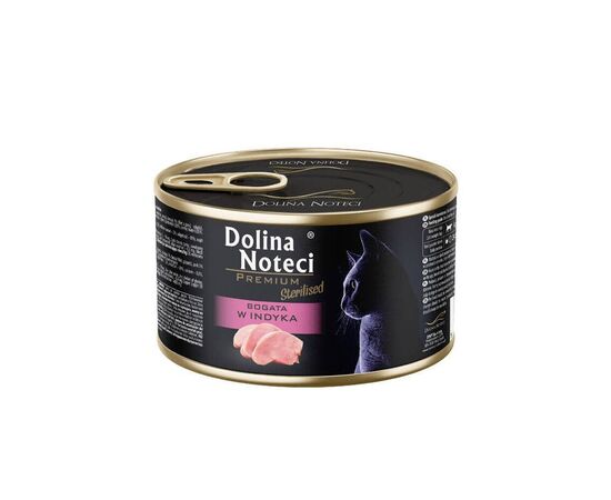 DOLINA NOTECI PREMIUM STERILISED RICH IN TURKEY - WET CAT FOOD - 185G