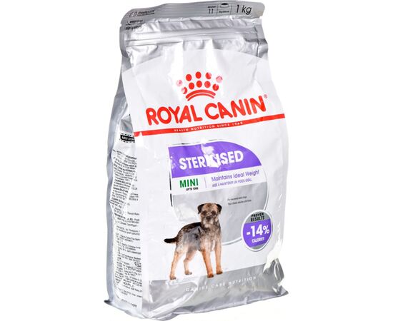 ROYAL CANIN MINI STERILISED - DRY FOOD FOR ADULT DOGS, SMALL BREEDS, AFTER STERILISATION - 1KG