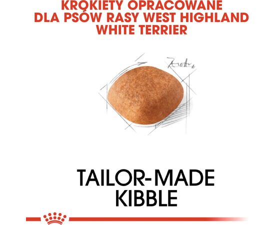ROYAL CANIN WEST HIGHLAND WHITE TERRIER ADULT 3 KG MAIZE, POULTRY