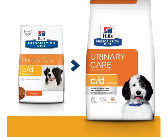 HILL'S PRESCRIPTION DIET CANINE C/D MULTICARE DRY DOG FOOD CHICKEN 12 KG