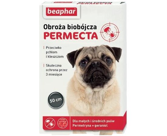BEAPHAR BIOCIDAL COLLAR FOR SMALL AND MEDIUM DOGS - 50 CM