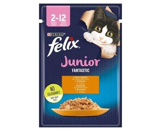 PURINA NESTLE FELIX FANSTASTIC JUNIOR - WET CAT FOOD - 85 G
