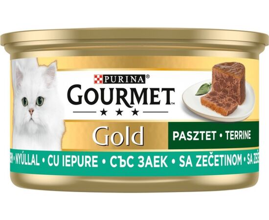 PURINA NESTLE GOURMET GOLD RABBIT - WET CAT FOOD - 85G