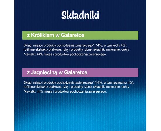 PURINA NESTLE FELIX FANTASTIC RABBIT, LAMB - WET FOOD FOR CATS 340 G (4X 85 G)