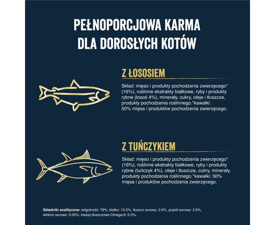 PURINA NESTLE FELIX TASTY SHREDS WITH SALMON AND TUNA - 4X 80G