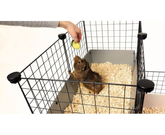 C&C MODULAR CAGE 4X2 + LOFT 2X1+ GREY RAMP