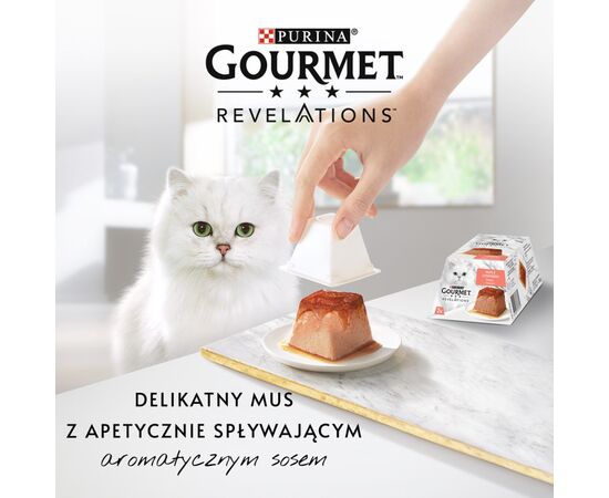 PURINA NESTLE PURINA GOURMET REVELATIONS SALMON - WET CAT FOOD - 2X57 G