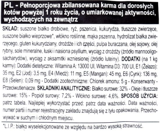 ROYAL CANIN REGULAR FIT 32 CATS DRY FOOD 400 G ADULT MAIZE, POULTRY