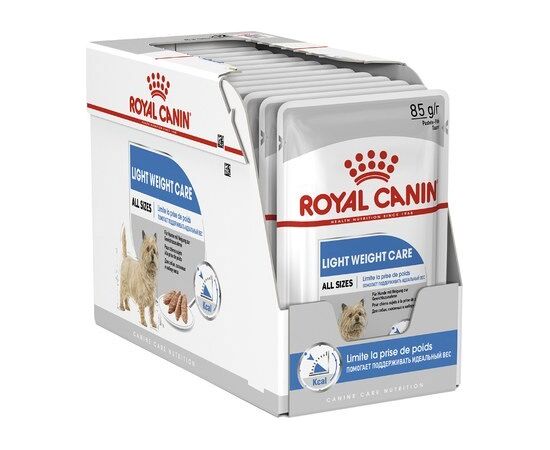 ROYAL CANIN LIGHT WEIGHT CARE WET DOG FOOD PÂTÉ 12X85 G