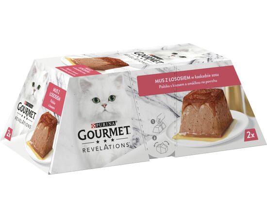 PURINA NESTLE PURINA GOURMET REVELATIONS SALMON - WET CAT FOOD - 2X57 G