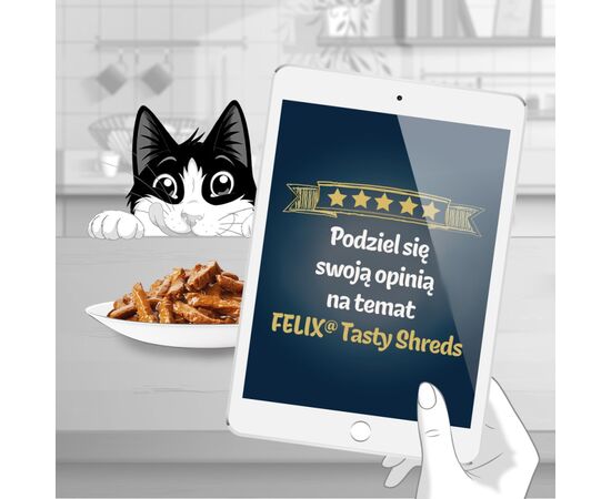 PURINA NESTLE FELIX TASTY SHREDS WITH SALMON AND TUNA - 4X 80G