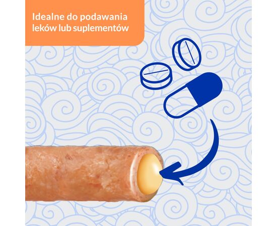 INABA CHURU ROLLS CHICKEN RECIPE WRAPS TUNA WITH SCALLOP RECIPE - CAT TREATS - 4X10 G