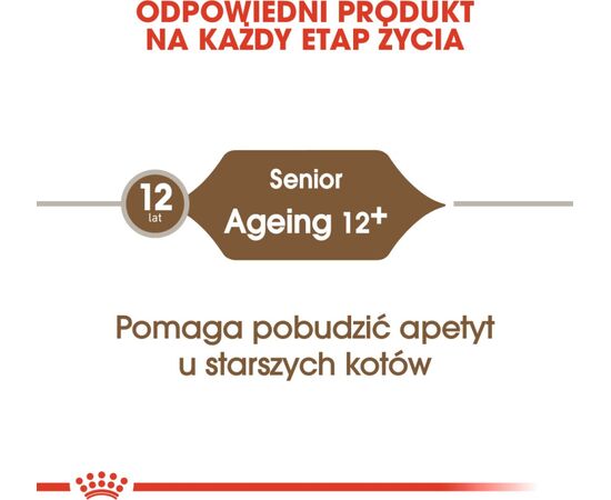ROYAL CANIN SENIOR AGEING 12+ CATS DRY FOOD 400 G POULTRY, VEGETABLE