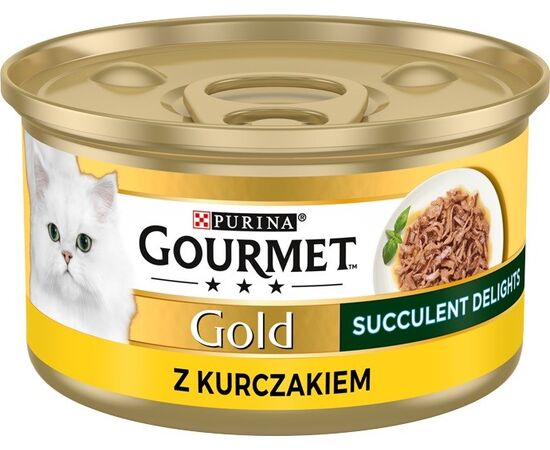 PURINA NESTLE PURINA GOURMET GOLD SUCCULENT DELIGHTS CHICKEN - WET CAT FOOD - 85G