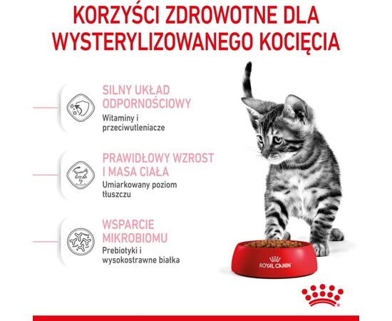 ROYAL CANIN KITTEN STERILISED CATS DRY FOOD 3.5 KG POULTRY