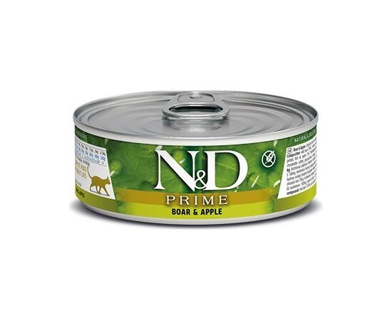 FARMINA N&D CAT PRIME BOAR & APPLE  70G