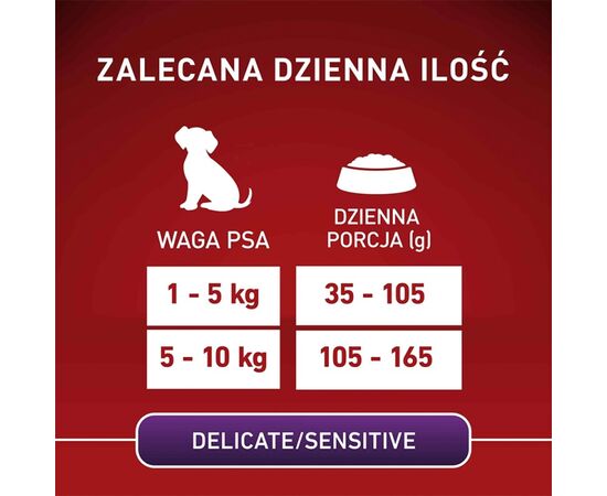 PURINA NESTLE PURINA ONE MINI DELICATE SALMON, RICE - DRY DOG FOOD - 800 G