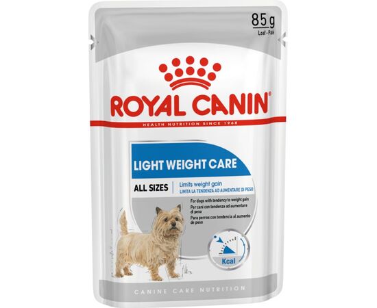 ROYAL CANIN LIGHT WEIGHT CARE WET DOG FOOD PÂTÉ 12X85 G