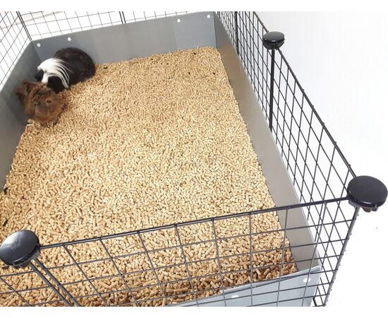 C&C MODULAR CAGE 3X2 110X75 CM GUINEA PIG, HEDGEHOG, SILVER GREY