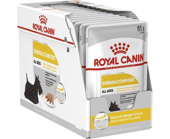 ROYAL CANIN DERMACOMFORT CARE WET DOG FOOD PÂTÉ 12X85 G