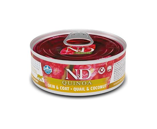 FARMINA WET CAT FOOD - FARMINA N&D CAT QUINOA QUAIL&COCONUT ADULT 70G