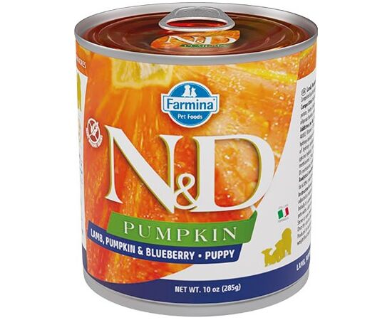 FARMINA N&D DOG LAMB&PUMPKIN&BLUEBERRY PUPPY 285G
