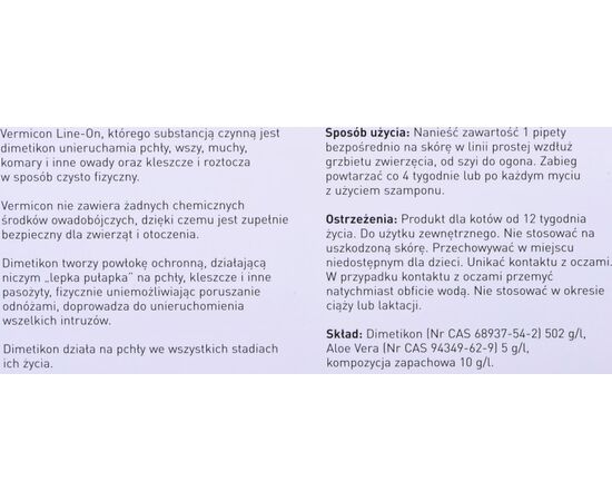 BEAPHAR PARASITE DROPS FOR CATS - 3X 1ML