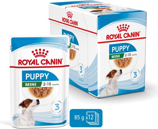 ROYAL CANIN SHN MINI PUPPY IN SAUCE - WET PUPPY FOOD - 12X85G