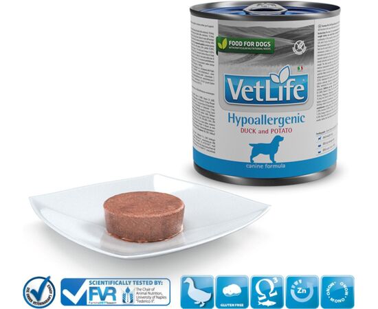FARMINA VET LIFE DIET DOG HYPOALLERGENIC DUCK & POTATO 300 G