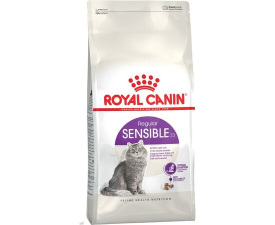 ROYAL CANIN SENSIBLE 33 CATS DRY FOOD 4 KG ADULT POULTRY, RICE