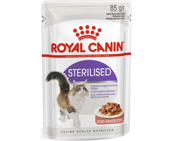 ROYAL CANIN FHN STERILISED IN SAUCE - WET FOOD FOR ADULT CATS - 12X85G