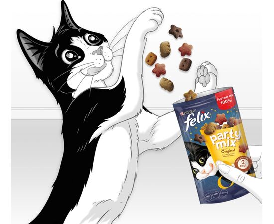 PURINA NESTLE FELIX PARTY MIX ORIGINAL  60 G