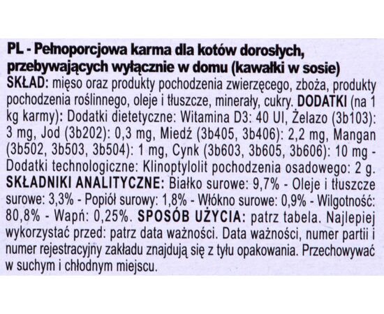 ROYAL CANIN INDOOR STERILIZED - WET FOOD FOR ADULT CATS - CHUNKS IN SAUCE 12X85 G