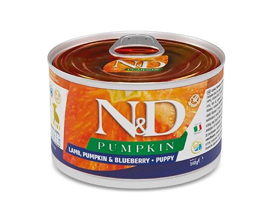 FARMINA N&D DOG LAMB&PUMPKIN&BLUEBERRY PUPPY 140G