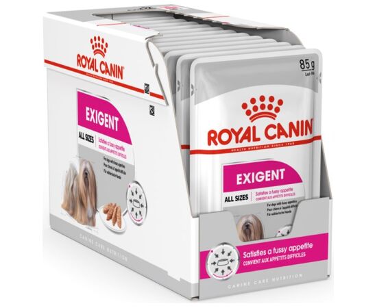 ROYAL CANIN EXIGENT WET DOG FOOD PÂTÉ 12X85 G