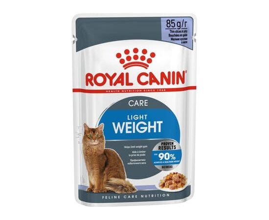 ROYAL CANIN FCN LIGHT WEIGHT CARE IN JELLY - WET FOOD FOR ADULT CATS - 12X85G