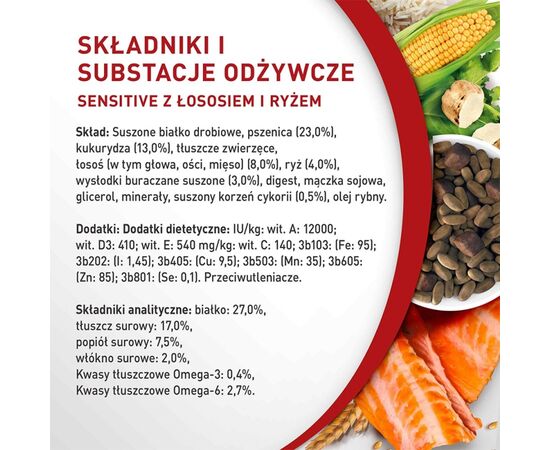 PURINA NESTLE PURINA ONE MINI DELICATE SALMON, RICE - DRY DOG FOOD - 800 G