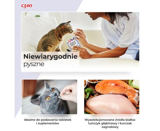 INABA JUICY BITES HOMESTYLE BROTH AND CALAMARI - CAT TREATS - 3X11,3 G