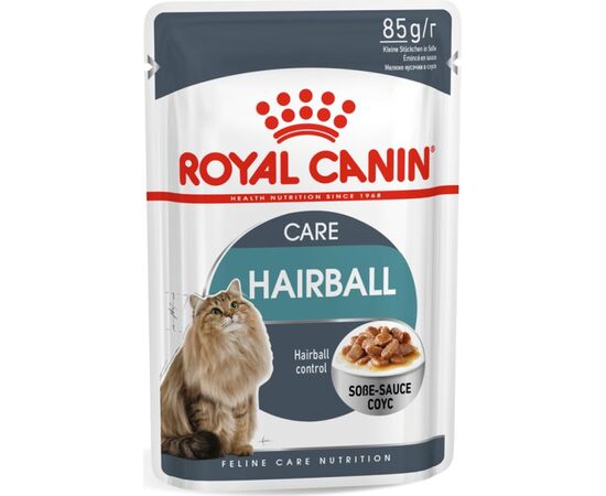 ROYAL CANIN HAIRBALL CARE WET CAT FOOD CHUNKS IN SAUCE 12X85 G
