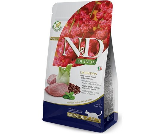 FARMINA N&D CAT  QUINOA DIGESTION LAMB & FENNEL  1.5KG