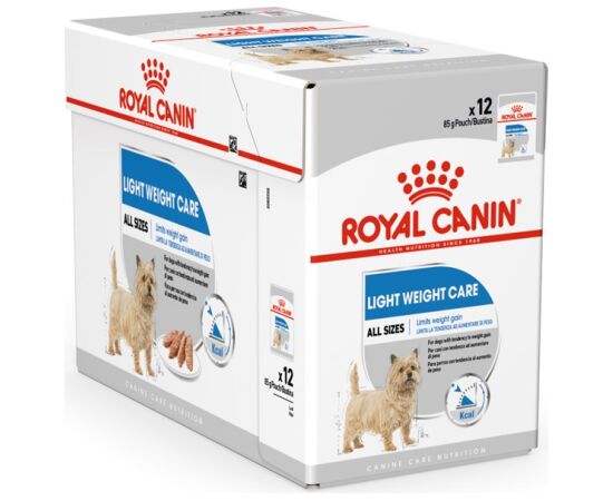 ROYAL CANIN LIGHT WEIGHT CARE WET DOG FOOD PÂTÉ 12X85 G