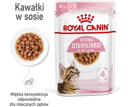 ROYAL CANIN STERILISED GRAVY 12X85G
